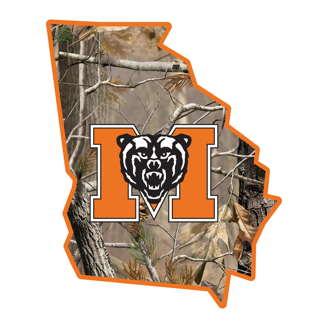 Mercer University Realtree Camouflage Vinyl Sticker/Magnet - Officially Licensed