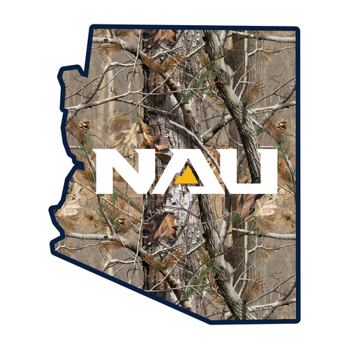 Northern Arizona University Realtree Camouflage Vinyl Sticker/Magnet - Officially Licensed