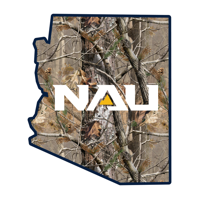 Northern Arizona University Realtree Camouflage Vinyl Sticker/Magnet - Officially Licensed