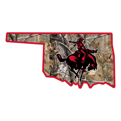 Northwestern Oklahoma State University Realtree Camouflage Vinyl Sticker/Magnet - Officially Licensed