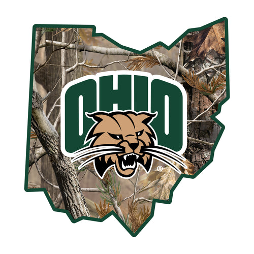 Ohio University Realtree Camouflage Vinyl Sticker/Magnet - Officially Licensed
