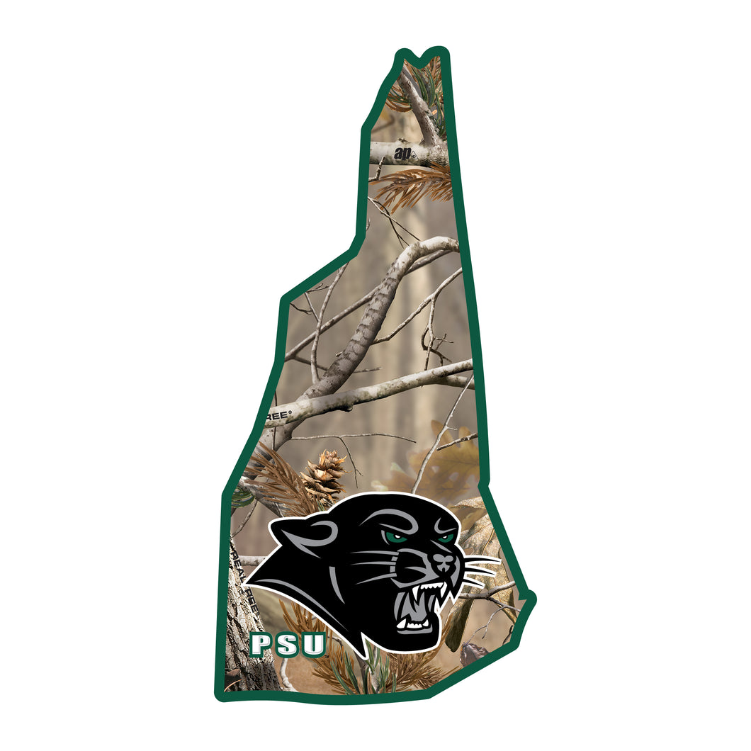 Plymouth State University Realtree Camouflage Vinyl Sticker/Magnet - Officially Licensed