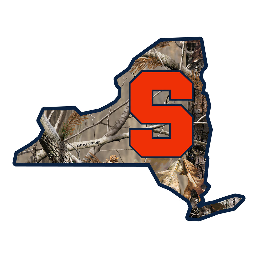 Syracuse Orange Realtree Camouflage Vinyl Sticker/Magnet - Officially Licensed