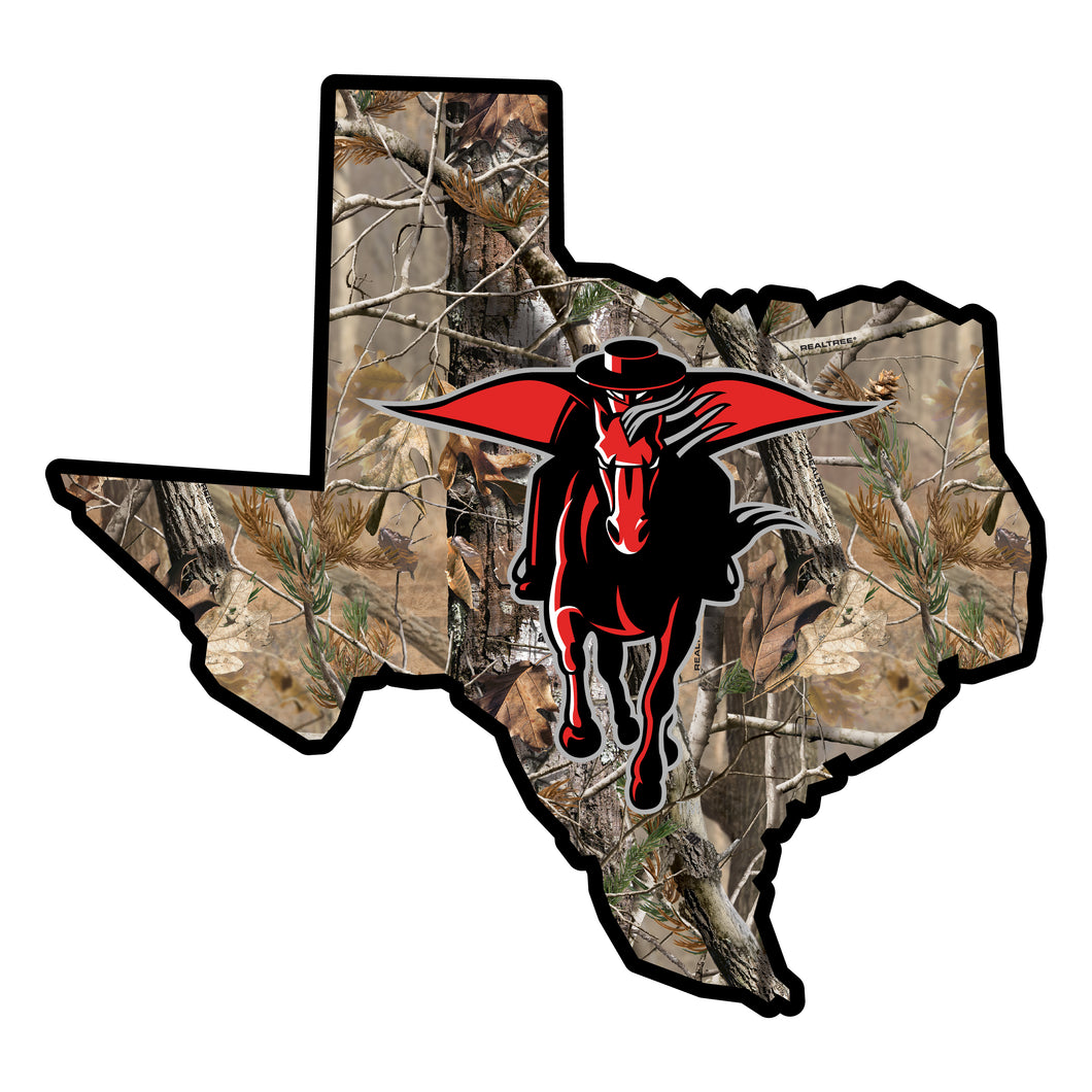 Texas Tech Red Raiders Realtree Camouflage Vinyl Sticker/Magnet - Officially Licensed