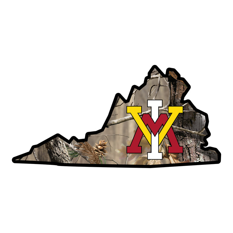 VMI Keydets Realtree Camouflage Vinyl Sticker/Magnet - Officially Licensed
