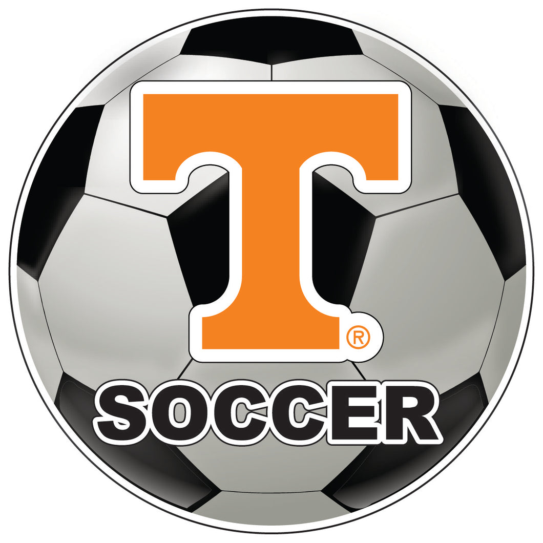 Tennessee Knoxville 4-Inch Soccer Vinyl Decal Officially Licensed Collegiate Product 