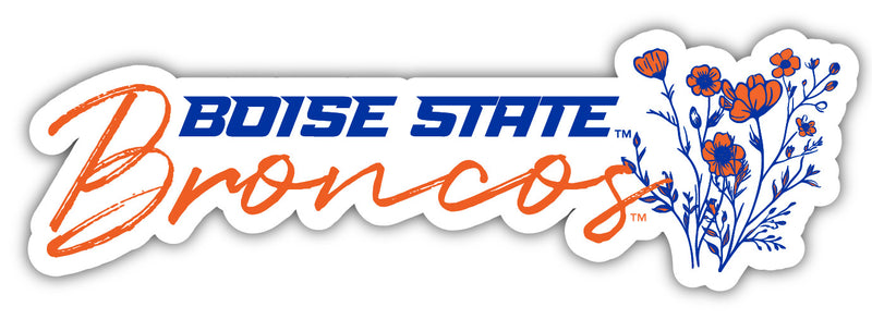 Boise State Broncos Script Floral Sticker/Magnet - Officially Licensed School Pride Decor 