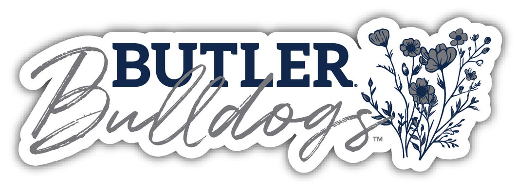Butler Bulldogs Script Floral Sticker/Magnet - Officially Licensed School Pride Decor 