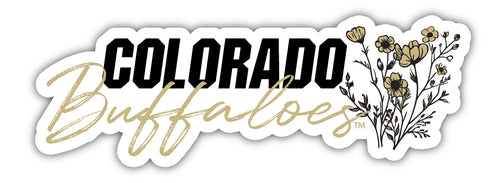 Colorado Buffaloes Script Floral Sticker/Magnet - Officially Licensed School Pride Decor 