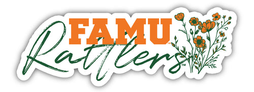 Florida A&M Rattlers Script Floral Sticker/Magnet - Officially Licensed School Pride Decor 