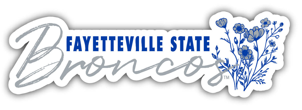 Fayetteville State University Script Floral Sticker/Magnet - Officially Licensed School Pride Decor 