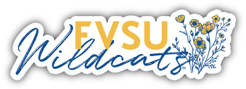 Fort Valley State University Script Floral Sticker/Magnet - Officially Licensed School Pride Decor 