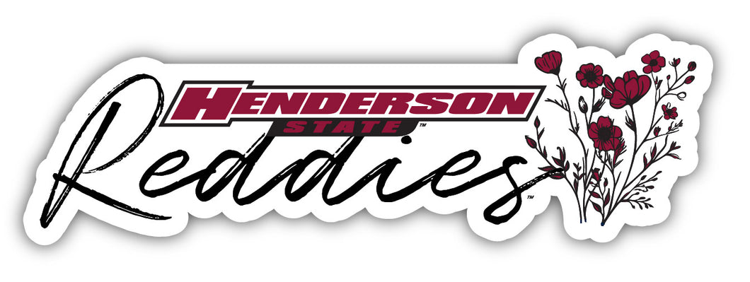 Henderson State Reddies Script Floral Sticker/Magnet - Officially Licensed School Pride Decor 