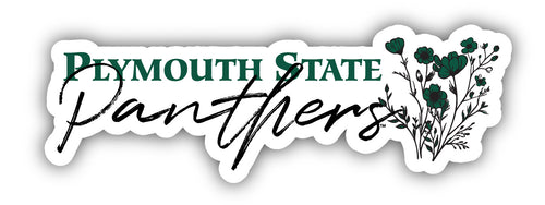 Plymouth State University Script Floral Sticker/Magnet - Officially Licensed School Pride Decor 