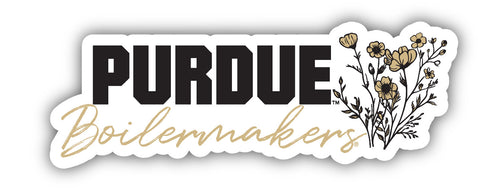 Purdue Boilermakers Script Floral Sticker/Magnet - Officially Licensed School Pride Decor 