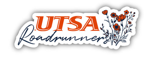 UTSA Roadrunners Script Floral Sticker/Magnet - Officially Licensed School Pride Decor 