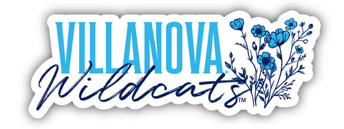 Villanova Wildcats Script Floral Sticker/Magnet - Officially Licensed School Pride Decor 