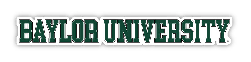 Baylor Bears Officially Licensed College Text Vinyl Decal – White, Clear and Holographic