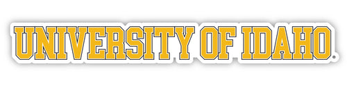 Idaho Vandals Officially Licensed College Text Vinyl Decal – White, Clear and Holographic