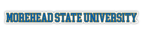 Morehead State University Officially Licensed College Text Vinyl Decal – White, Clear and Holographic