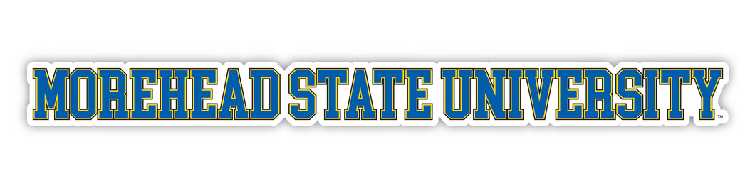 Morehead State University Officially Licensed College Text Vinyl Decal – White, Clear and Holographic