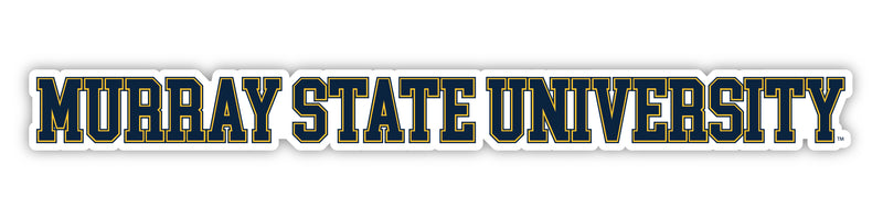 Murray State University Officially Licensed College Text Vinyl Decal – White, Clear and Holographic