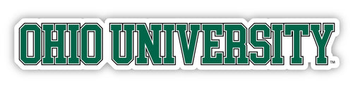 Ohio University Officially Licensed College Text Vinyl Decal – White, Clear and Holographic