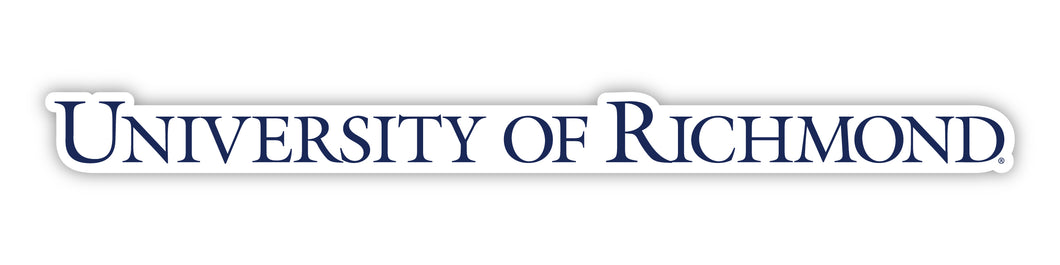 Richmond Spiders Officially Licensed College Text Vinyl Decal – White, Clear and Holographic