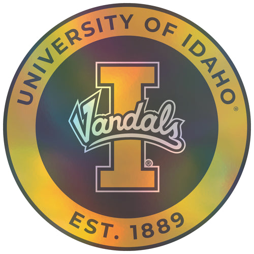 Idaho Vandals 8-Inch Holographic Vinyl Decal Sticker Officially Licensed Collegiate Product Single