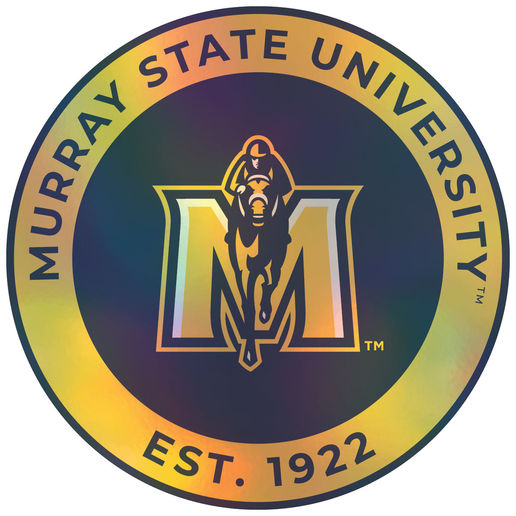 Murray State University 3-Inch Holographic Vinyl Decal Sticker Officially Licensed Collegiate Product Single