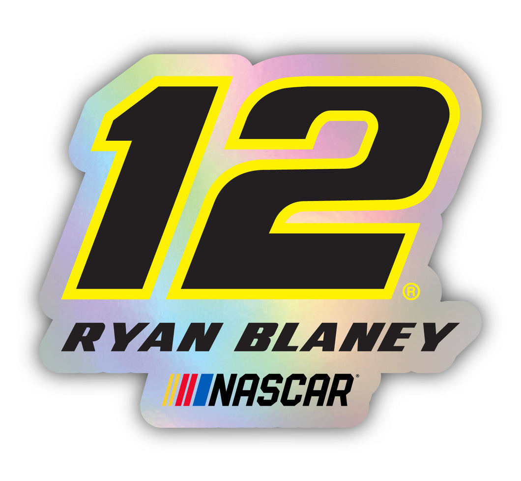 #12 Ryan Blaney Laser Cut Holographic Decal