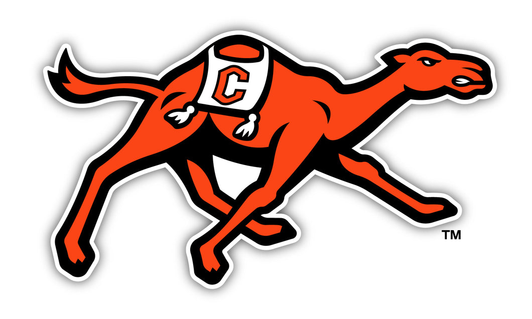 Campbell University Fighting Camels Mascot Logo NCAA Vinyl Decal Sticker for Fans, Students, and Alumni