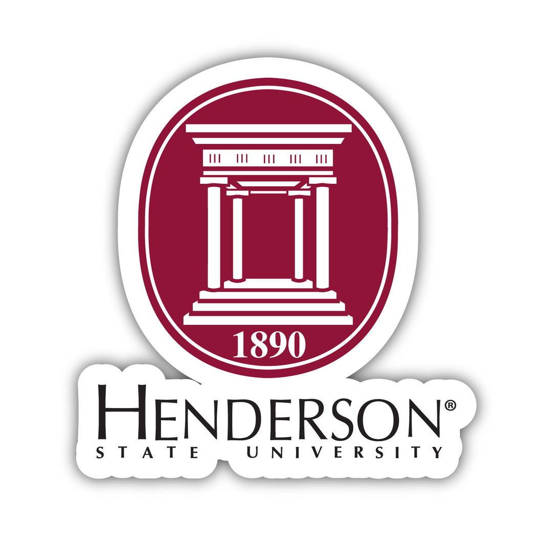 Henderson State Reddies Sports Team Large Mascot Vinyl Decal Sticker Officially Licensed Collegiate Product 2-Inch
