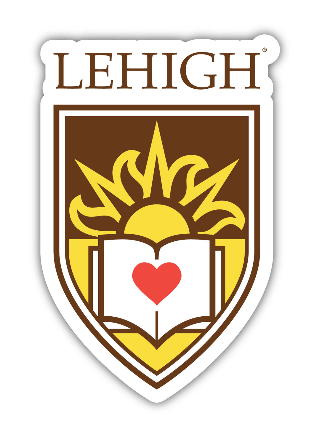 Lehigh University Mountain Hawks Sports Team Large Mascot Vinyl Decal Sticker Officially Licensed Collegiate Product 22-Inch