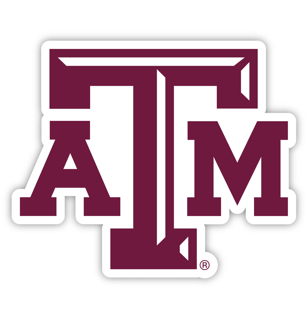 Texas A&M Aggies Sports Team Large Mascot Vinyl Decal Sticker Officially Licensed Collegiate Product 2-Inch