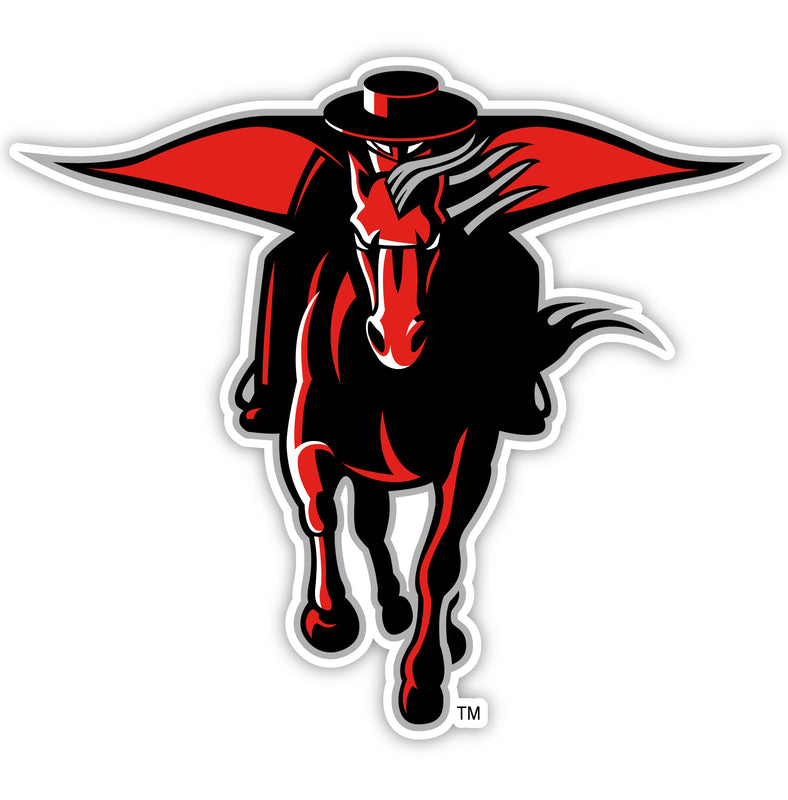 Texas Tech Red Raiders Sports Team Large Mascot Vinyl Decal Sticker Officially Licensed Collegiate Product 22-Inch