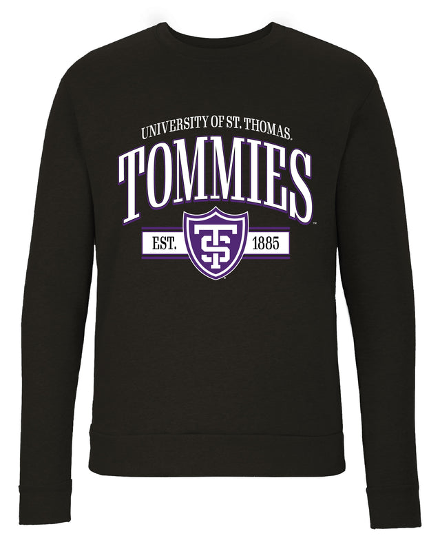 University of St. Thomas Sweatshirt with Mascot Graphics – Officially Licensed Crewneck Pullover Large Front