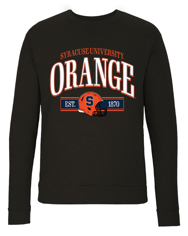 Syracuse Orange Sweatshirt with Mascot Graphics – Officially Licensed Crewneck Pullover Large Front