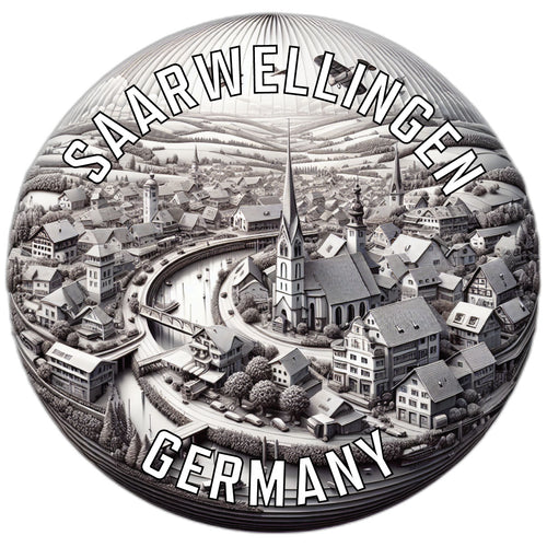 Saarwellingen Germany Souvenir Vinyl Decal Sticker 6-Inch