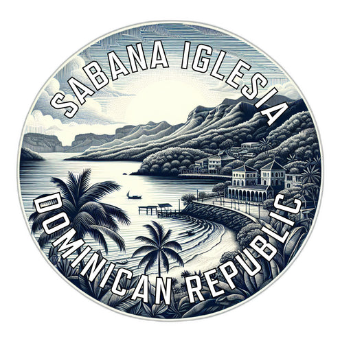 Sabana Iglesia Dominican Republic Souvenir Vinyl Decal Sticker 2-Inch