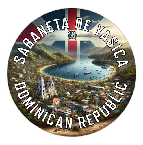 Sabaneta de Yasica Dominican Republic Souvenir Vinyl Decal Sticker 6-Inch