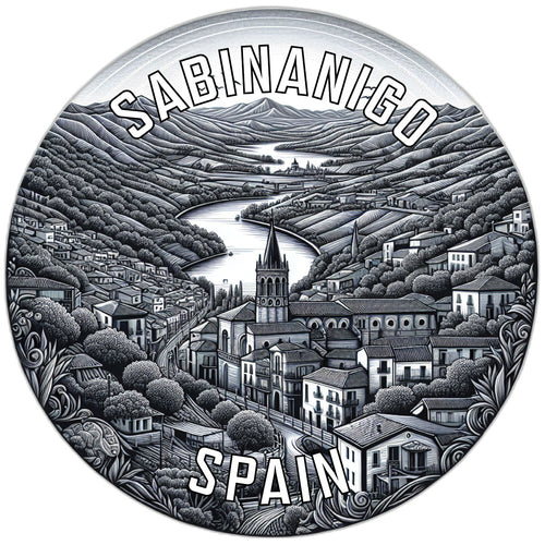 Sabinanigo Spain Souvenir Die Cut Flat Magnet 2-Inch