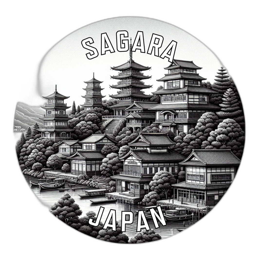 Sagara Japan Souvenir Die Cut Flat Magnet 2-Inch