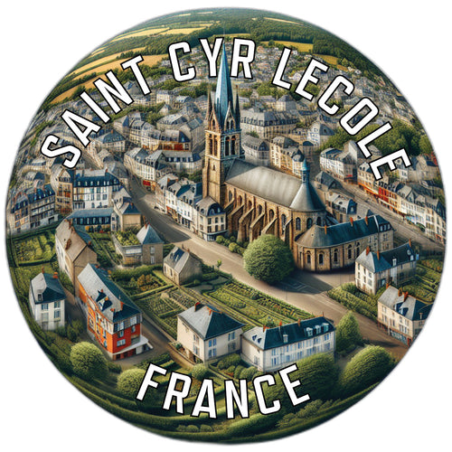 Saint Cyr lEcole Souvenir Die Cut Flat Magnet 2-Inch