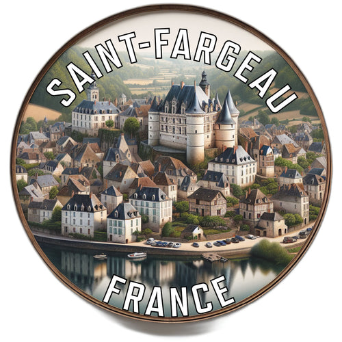 Saint Fargeau France Souvenir Vinyl Decal Sticker 6-Inch