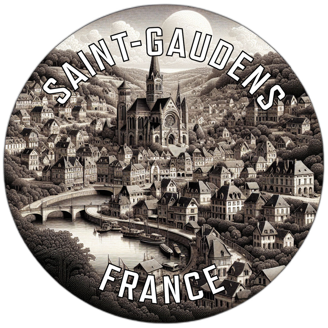 Saint Gaudens France Souvenir Vinyl Decal Sticker 6-Inch