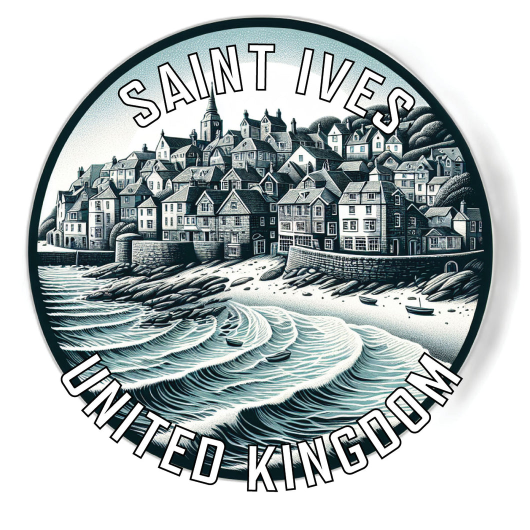 Saint Ives United Kingdom Souvenir Die Cut Flat Magnet 2-Inch