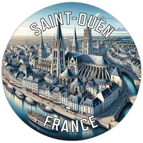 Saint Ouen France Souvenir Vinyl Decal Sticker 2-Inch