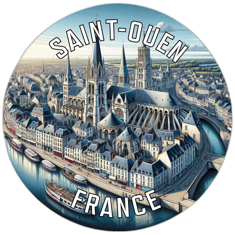 Saint Ouen France Souvenir Vinyl Decal Sticker 2-Inch