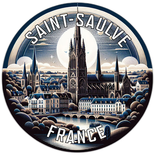 Saint Saulve France Souvenir Vinyl Decal Sticker 2-Inch